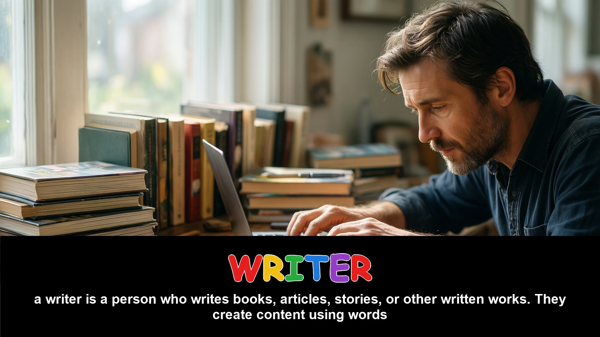 English Illustration for writer